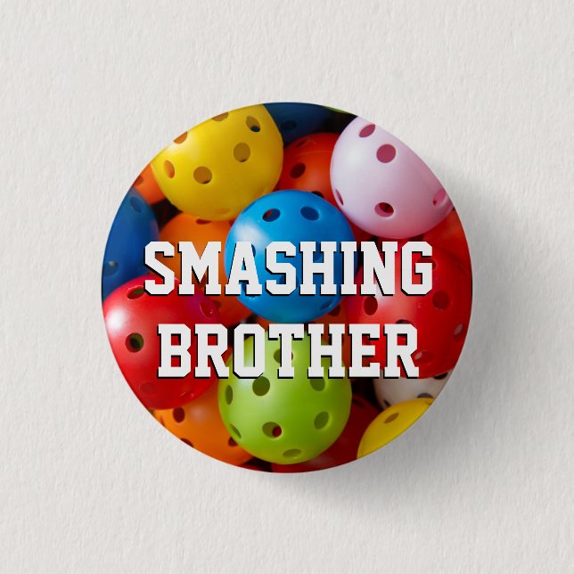 Badge Rond 2,50 Cm Boulettes colorées  (Devant)