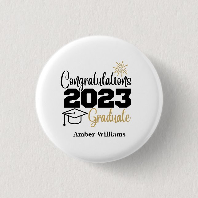 Badge Rond 2,50 Cm Bouton (Devant)