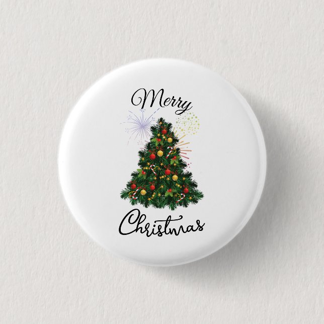 Badge Rond 2,50 Cm Bouton (Devant)
