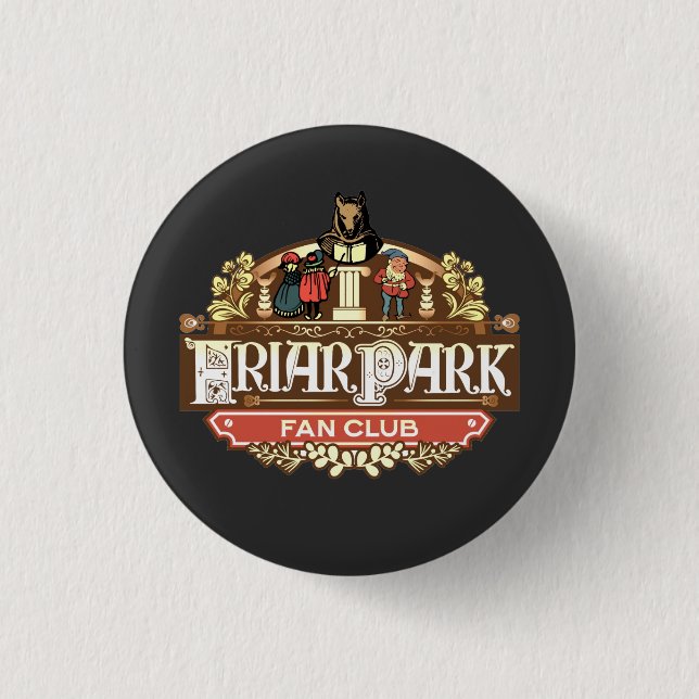 Badge Rond 2,50 Cm Bouton (Devant)