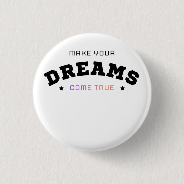 Badge Rond 2,50 Cm Bouton  (Devant)