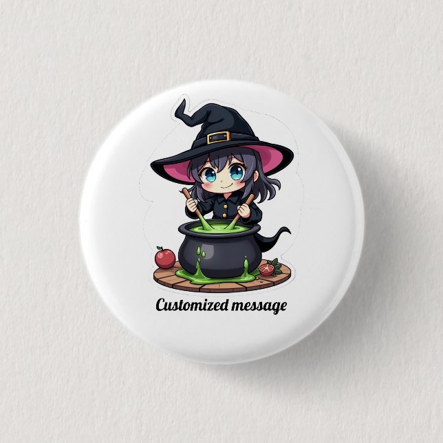 Badge Rond 2,50 Cm Bouton (Devant)