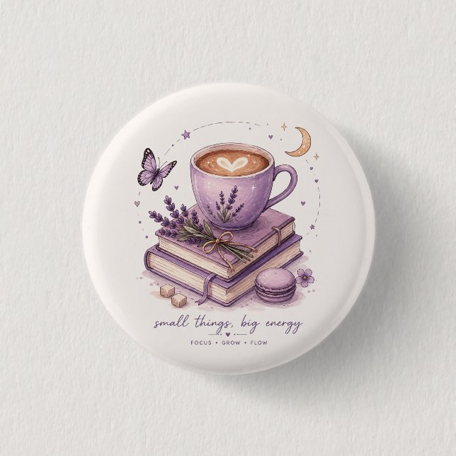 Badge Rond 2,50 Cm Bouton (Devant)