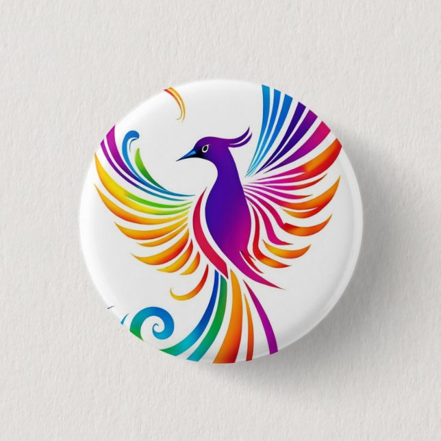 Badge Rond 2,50 Cm Bouton (Devant)