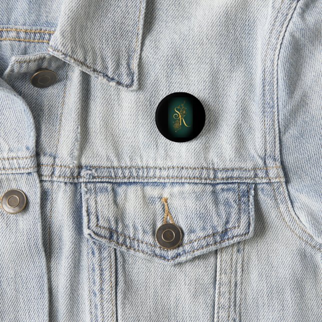 Badge Rond 2,50 Cm Bouton (En situation)