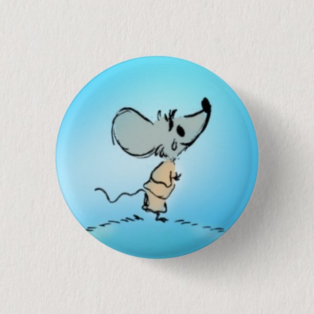 Badge Rond 2,50 Cm Bouton (Devant)