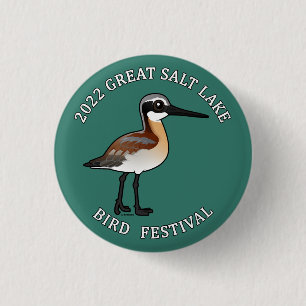 Badge Rond 2,50 Cm Bouton 2022 du Great Salt Lake Bird Festival