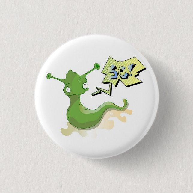 Badge Rond 2,50 Cm Bouton 2 de Slugcast (Devant)