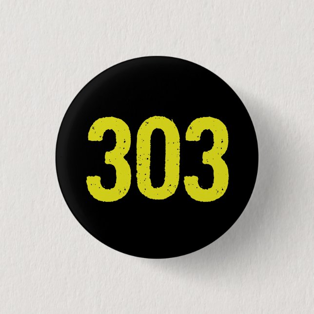 Badge Rond 2,50 Cm Bouton 303 (Devant)