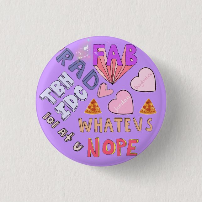 Badge Rond 2,50 Cm Bouton #5 de Beytwice (Devant)