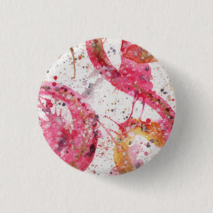 Badge Rond 2,50 Cm Bouton abstrait Aquarelle