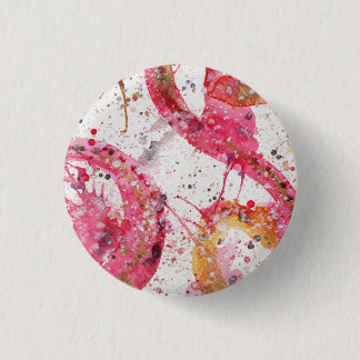 Badge Rond 2,50 Cm Bouton abstrait Aquarelle