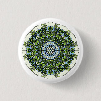 Badge Rond 2,50 Cm Bouton Achillean Mandala