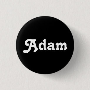 Badge Rond 2,50 Cm Bouton Adam