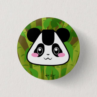 Badge Rond 2,50 Cm Bouton adorable de boule de riz de panda