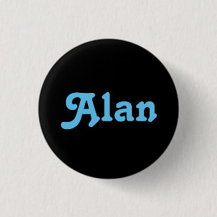 Badge Rond 2,50 Cm Bouton Alan