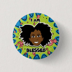 Badge Rond 2,50 Cm Bouton arrière de la broche comique