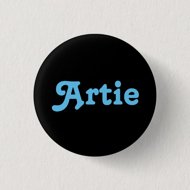 Badge Rond 2,50 Cm Bouton Artie (Devant)