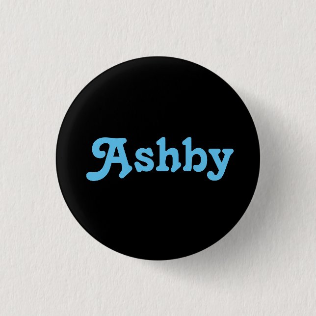 Badge Rond 2,50 Cm Bouton Ashby (Devant)