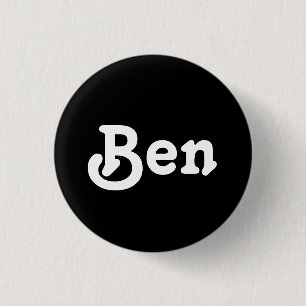 Badge Rond 2,50 Cm Bouton Ben