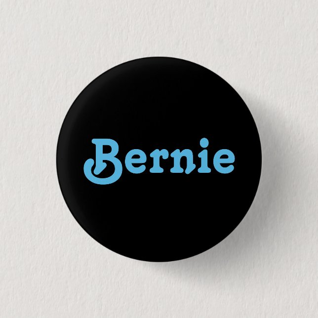 Badge Rond 2,50 Cm Bouton Bernie (Devant)