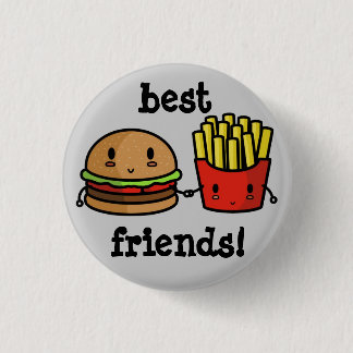 Badge Rond 2,50 Cm Bouton BFF