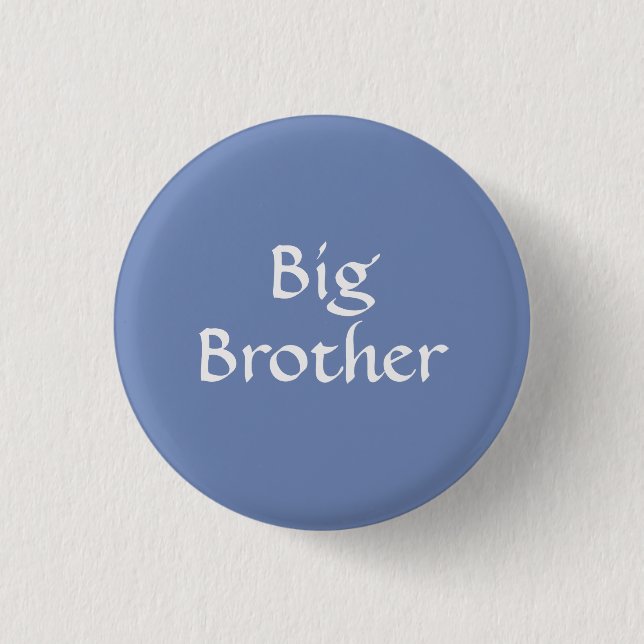 Badge Rond 2,50 Cm Bouton Big Brother (Devant)
