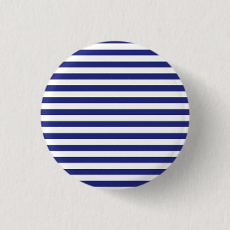 Badge Rond 2,50 Cm Bouton bleu et blanc de rayures