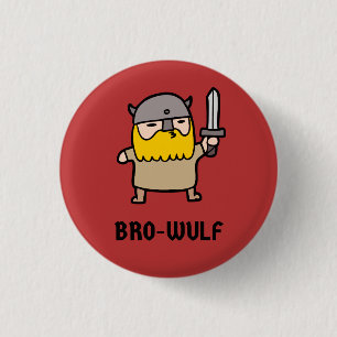 Badge Rond 2,50 Cm Bouton Bro-Wulf