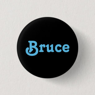 Badge Rond 2,50 Cm Bouton Bruce