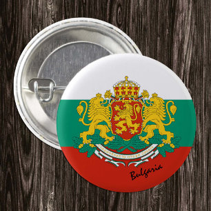Badge Rond 2,50 Cm Bouton Bulgarie, bulgare patriotique Drapeau mode