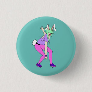 Badge Rond 2,50 Cm bouton bunnygirl