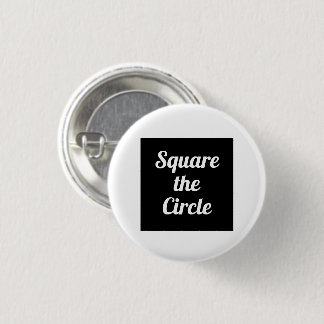 Badge Rond 2,50 Cm Bouton Carrer le Cercle