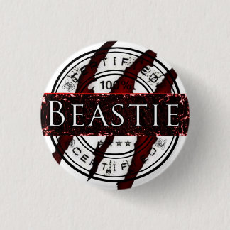 Badge Rond 2,50 Cm Bouton certifié de Beastie