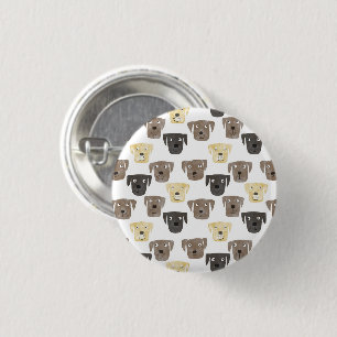 Badge Rond 2,50 Cm Bouton Chien du Labrador Retriever