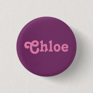 Badge Rond 2,50 Cm Bouton Chloé