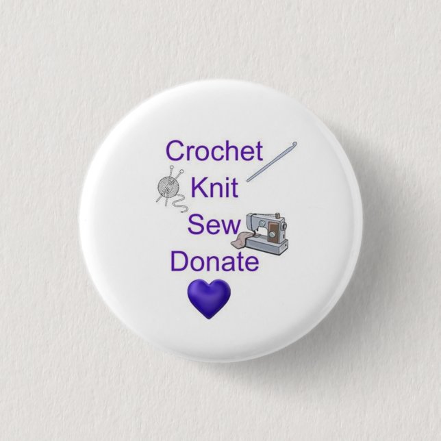 Badge Rond 2,50 Cm Bouton CKSD (Devant)