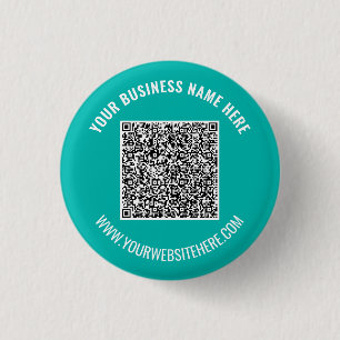 Badge Rond 2,50 Cm Bouton Code QR et Texte personnalisé Choisir la co