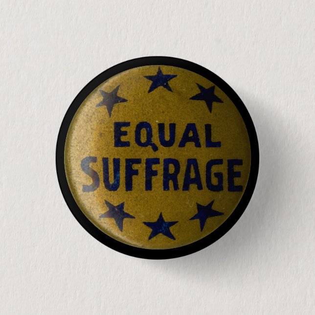 Badge Rond 2,50 Cm Bouton commémoratif de Pin de suffragette (Devant)