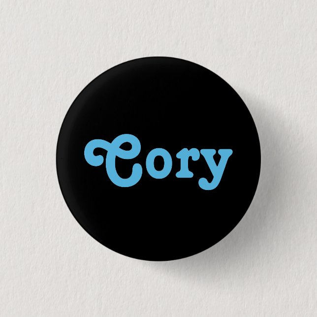 Badge Rond 2,50 Cm Bouton Cory (Devant)