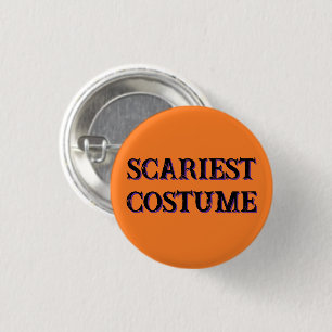 Badge Rond 2,50 Cm Bouton "Costume le plus effrayant"