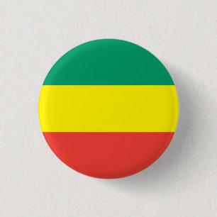 Badge Rond 2,50 Cm Bouton Couleurs Rasta
