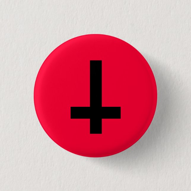 Badge Rond 2,50 Cm Bouton croisé (Devant)