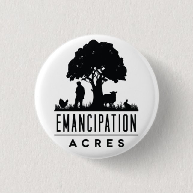 Badge Rond 2,50 Cm Bouton d'acres d'émancipation (Devant)