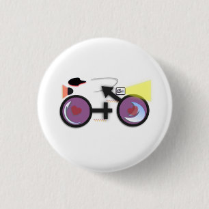 Badge Rond 2,50 Cm Bouton d'ADN de CycleNuts