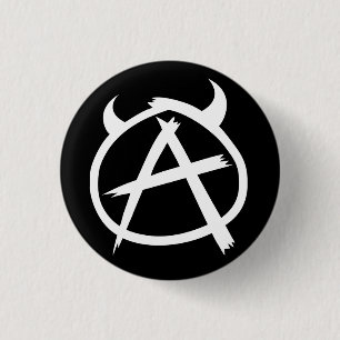 Badge Rond 2,50 Cm Bouton d'anarchie