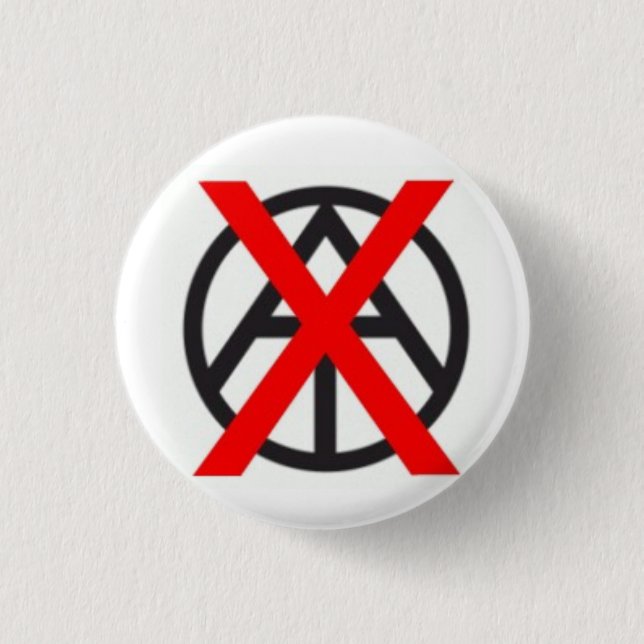 Badge Rond 2,50 Cm Bouton d'Anti-Athée (Devant)