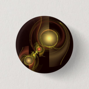 Badge Rond 2,50 Cm Bouton d'art Abstrait Connexion intime (ronde)