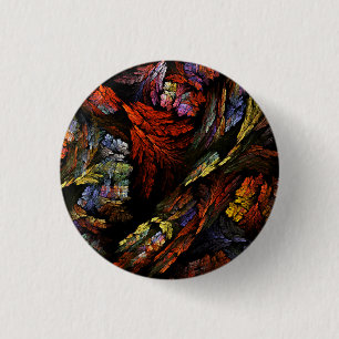 Badge Rond 2,50 Cm Bouton d'art Abstrait de l'harmonie des couleurs (