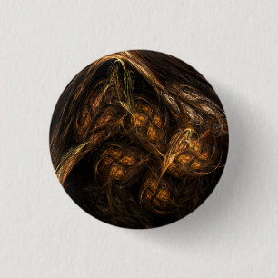 Badge Rond 2,50 Cm Bouton d'art Abstrait Mère Terre (ronde)